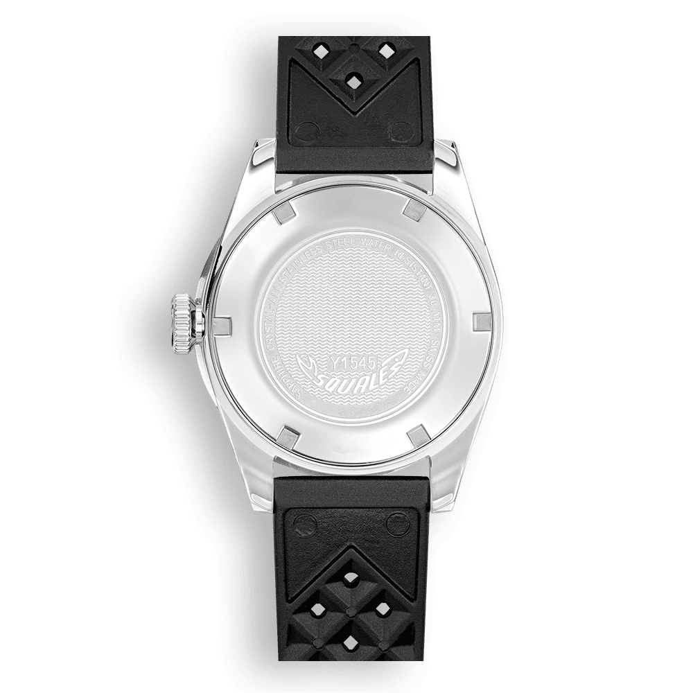 Squale 1545 Black Rubber 1545BKBKC.HT Lederband Taucheruhr