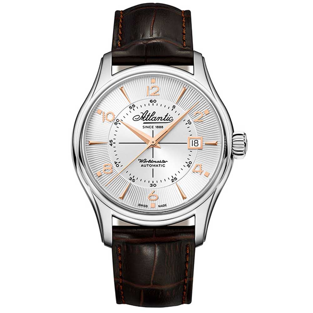 Atlantic Worldmaster 1888 Automatic 40mm | Silver & Rose Gold