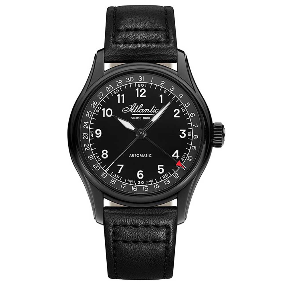 Atlantic Worldmaster Automatic Pointer Date | Black PVD