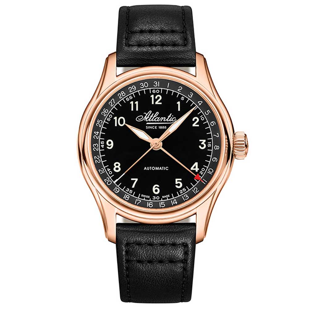 Atlantic Worldmaster Automatic Pointer Date | Rose Gold PVD