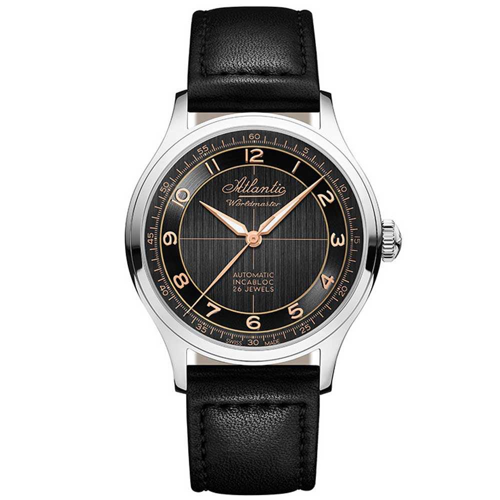 Atlantic Worldmaster Original 39mm Automatic | Black