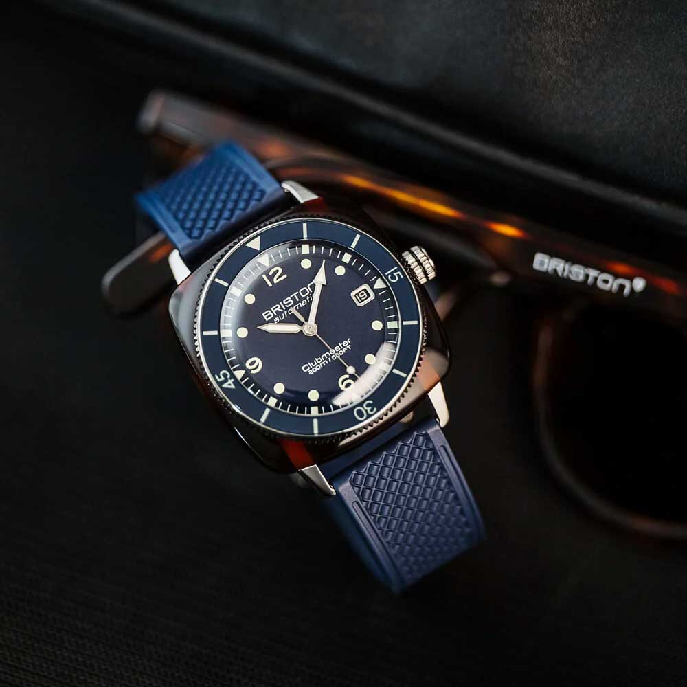 Briston Watches Clubmaster Legend Diver Navy Blue 241740.SA.T.15.FNB