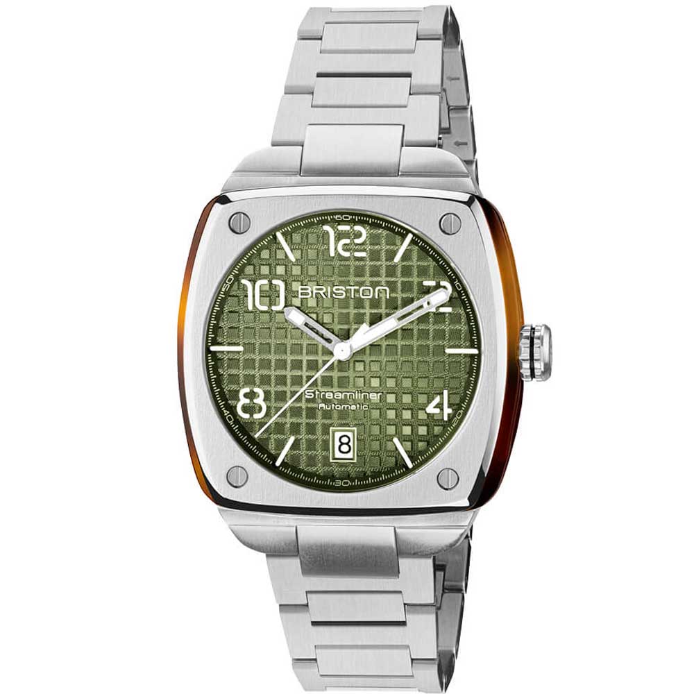 Briston Watches STREAMLINER URBAN Automatik Olivegrün 23640.S.T.26.SB