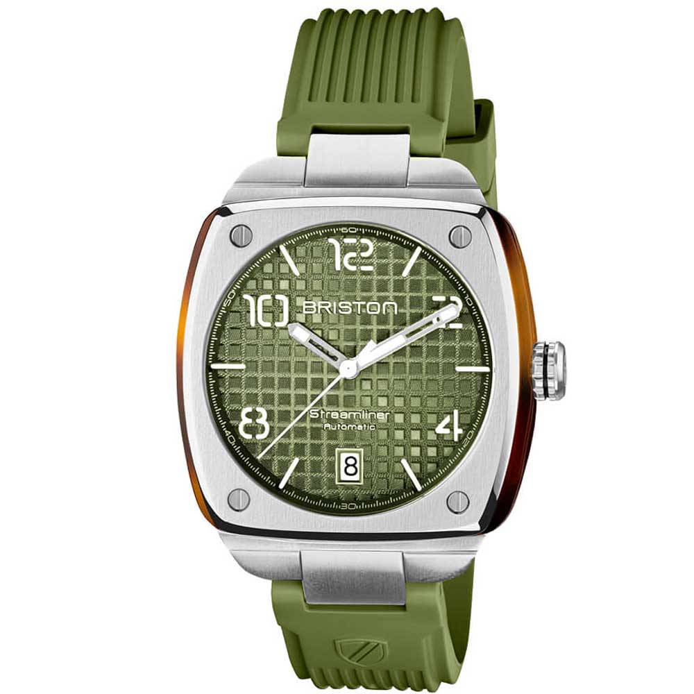 Briston Watches STREAMLINER URBAN Automatik Olivegrün 23640.S.T.26.ROL