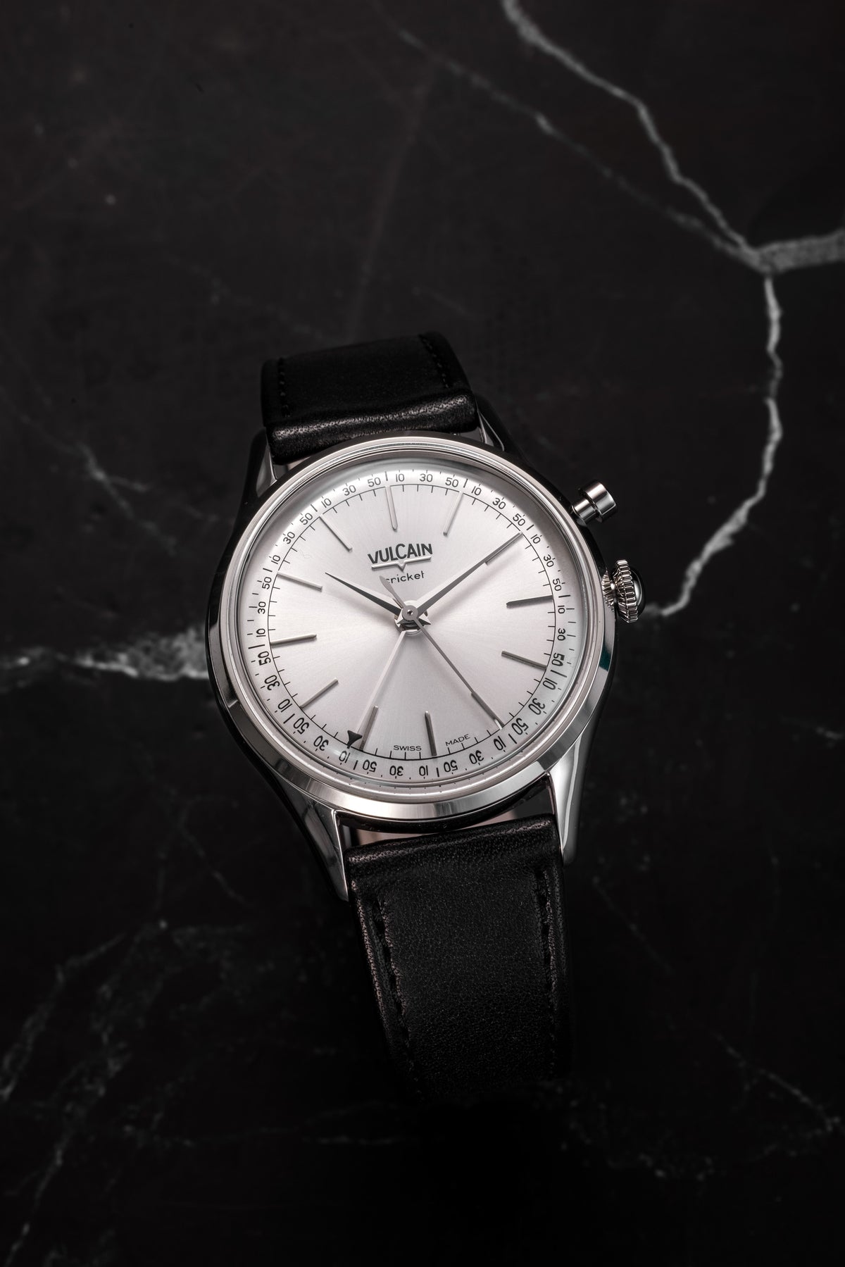 VULCAIN Cricket President 39 mm - Silver