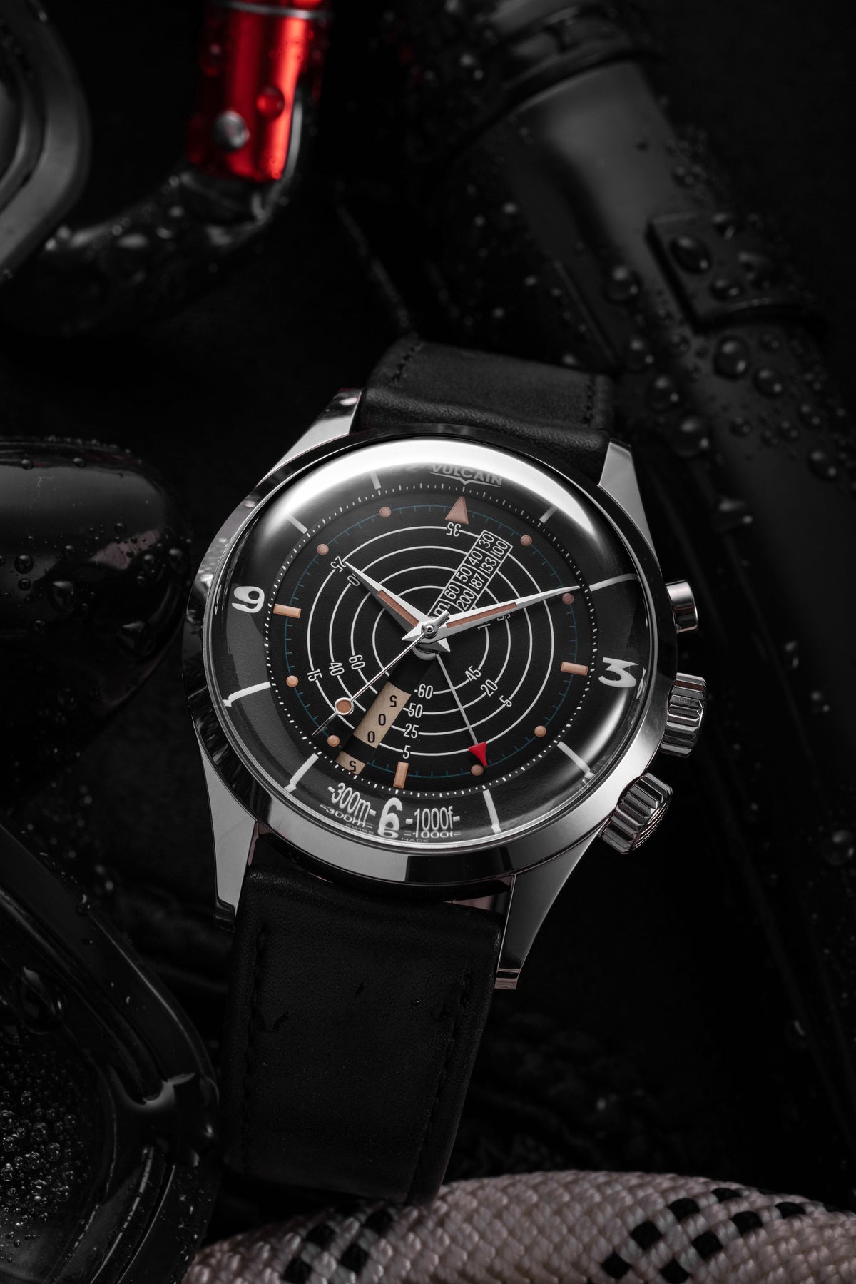 VULCAIN Nautical Heritage - Black Beige Patina