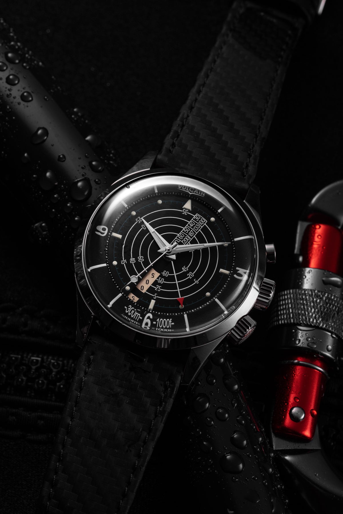 VULCAIN Nautical Heritage - Black White Luminova