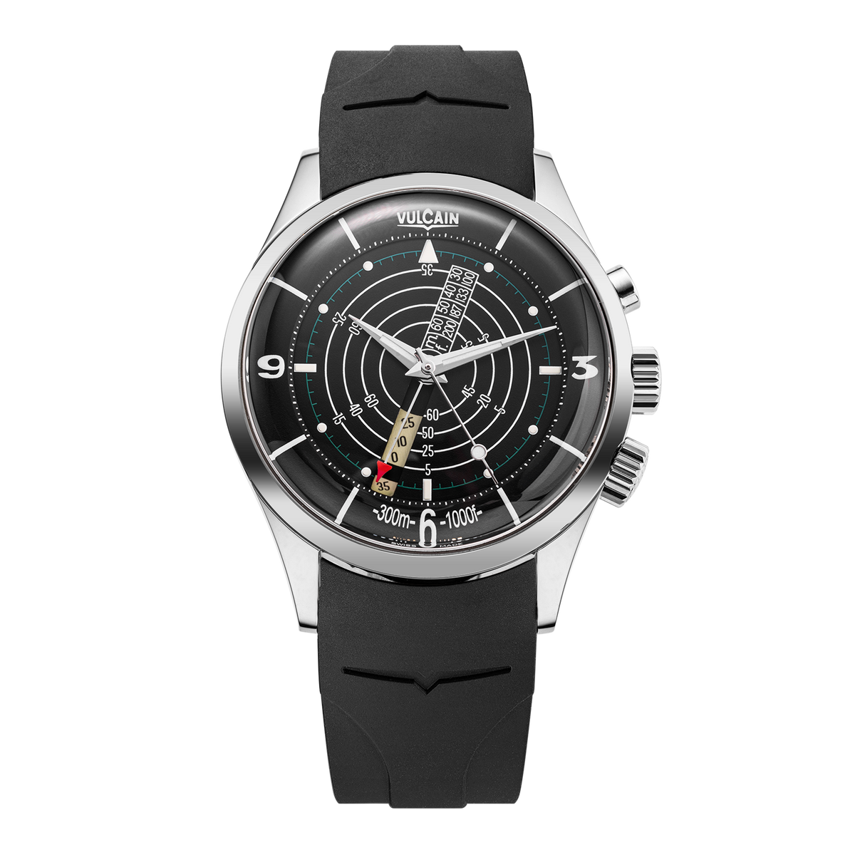 VULCAIN Nautical Heritage - Black White Luminova