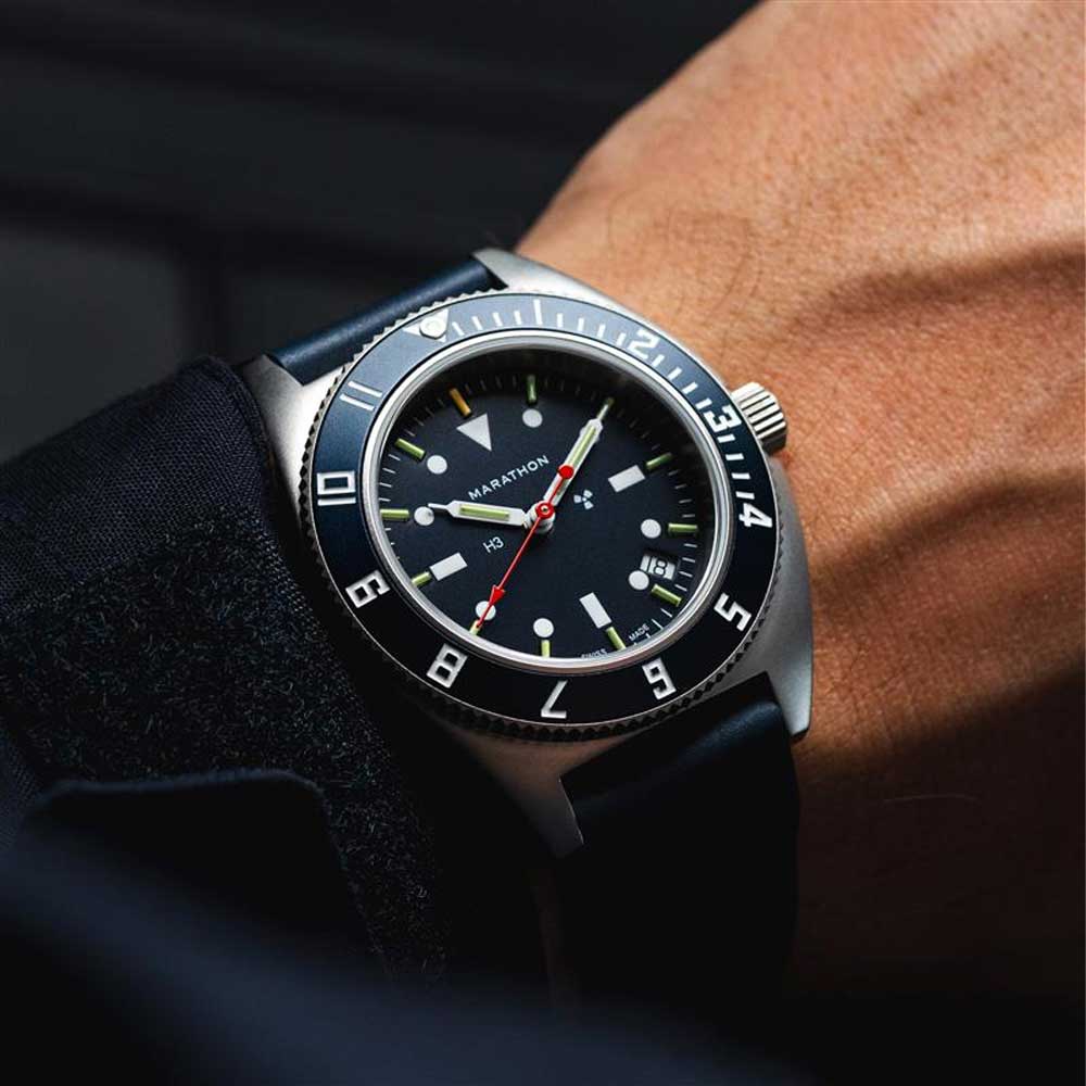 Chronofactum MARATHON Blue Yonder SSNAV-D Steel Navigator Quarz WW194013SS