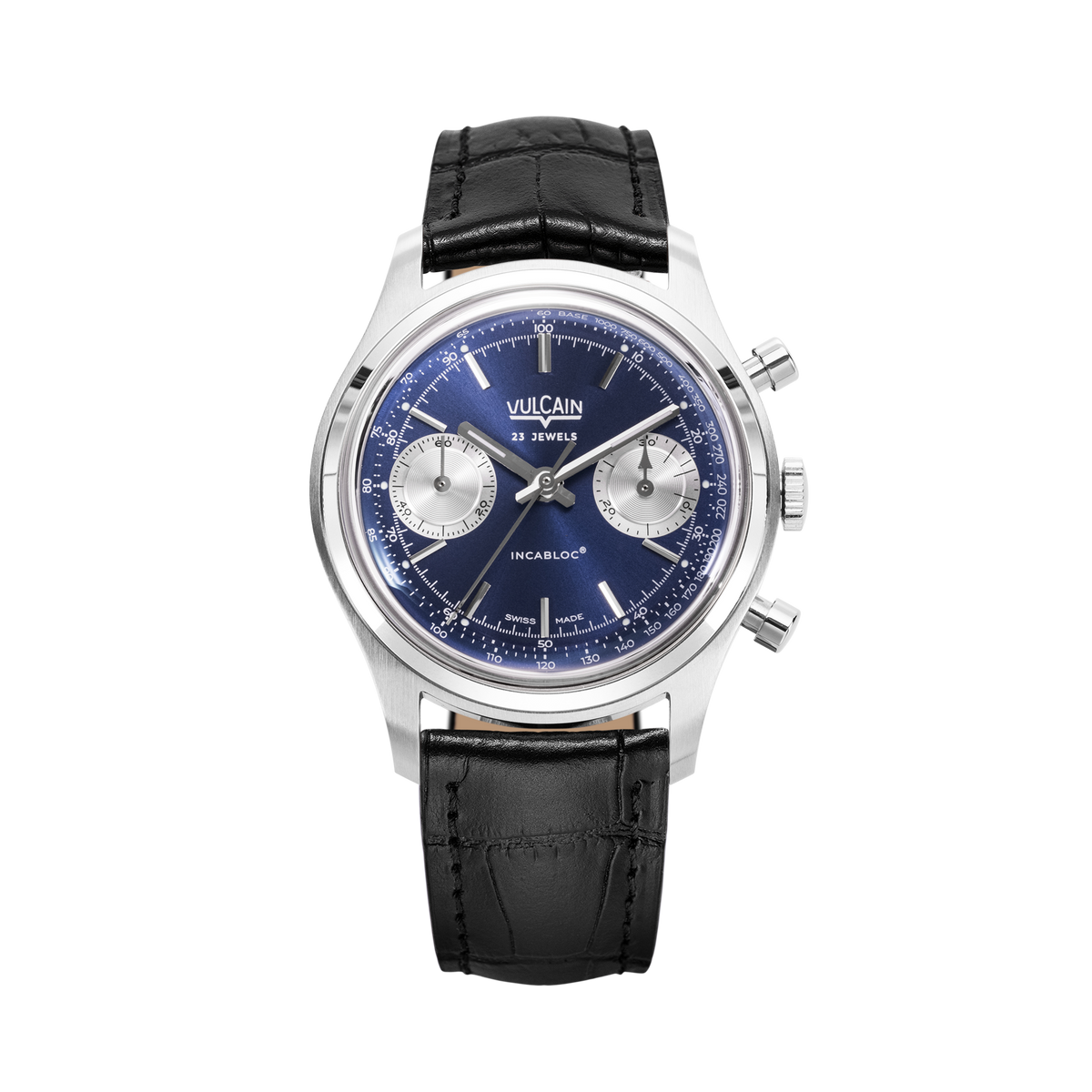 VULCAIN Chronograph 70's - Blue