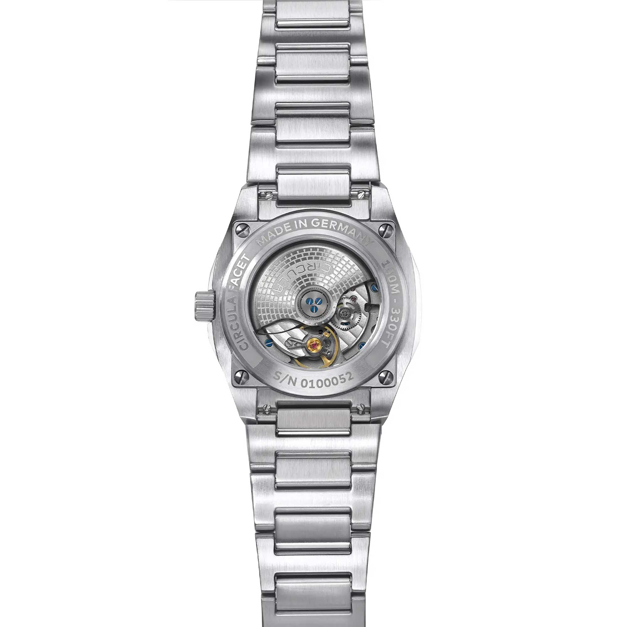 Circula Facet Petrol - Bracelete de aço