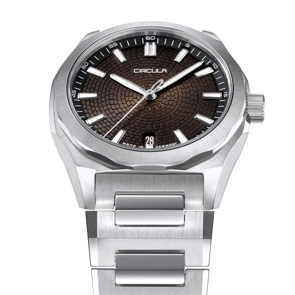 Circula Facet Braun - Stahlband