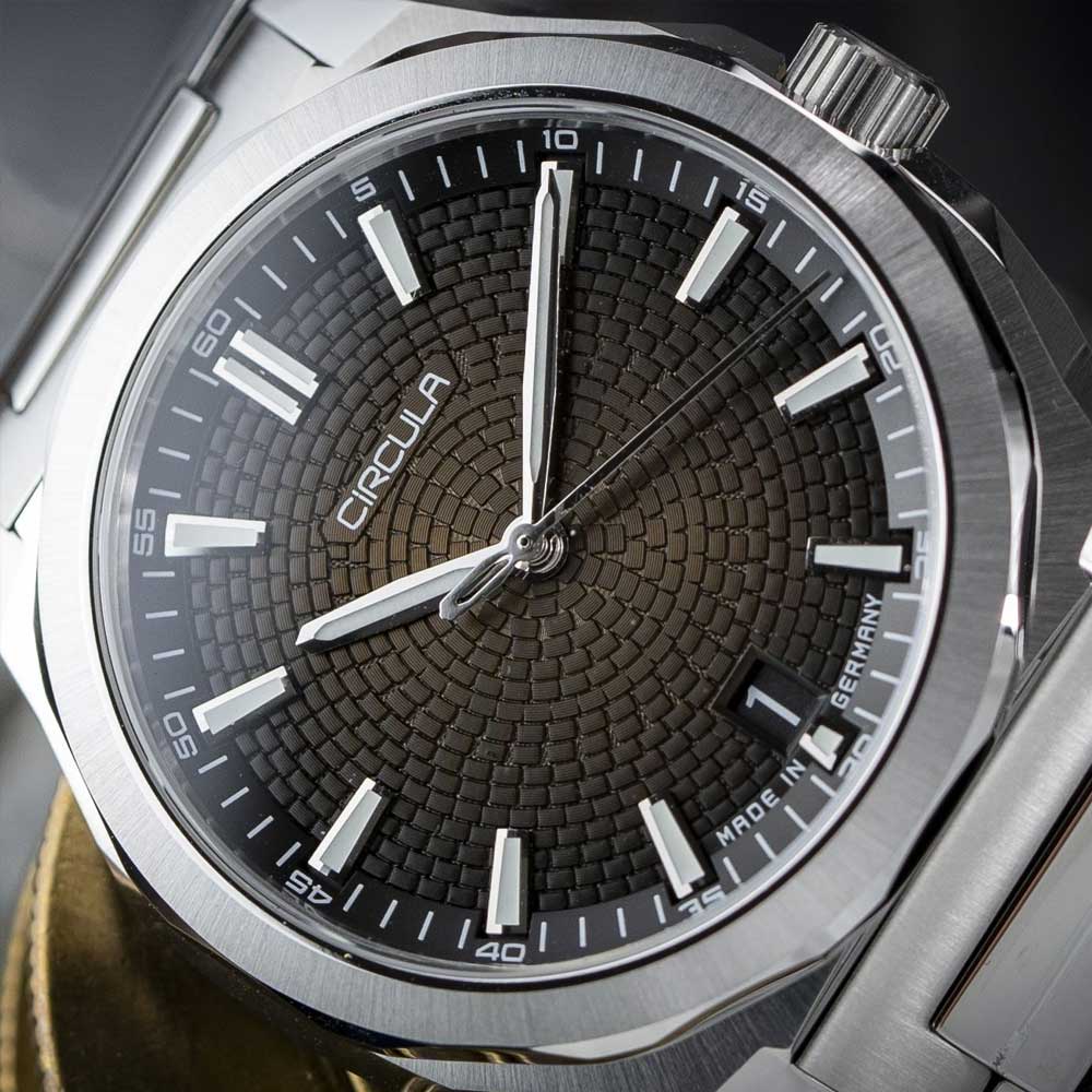 Circula Facet Braun - Stahlband