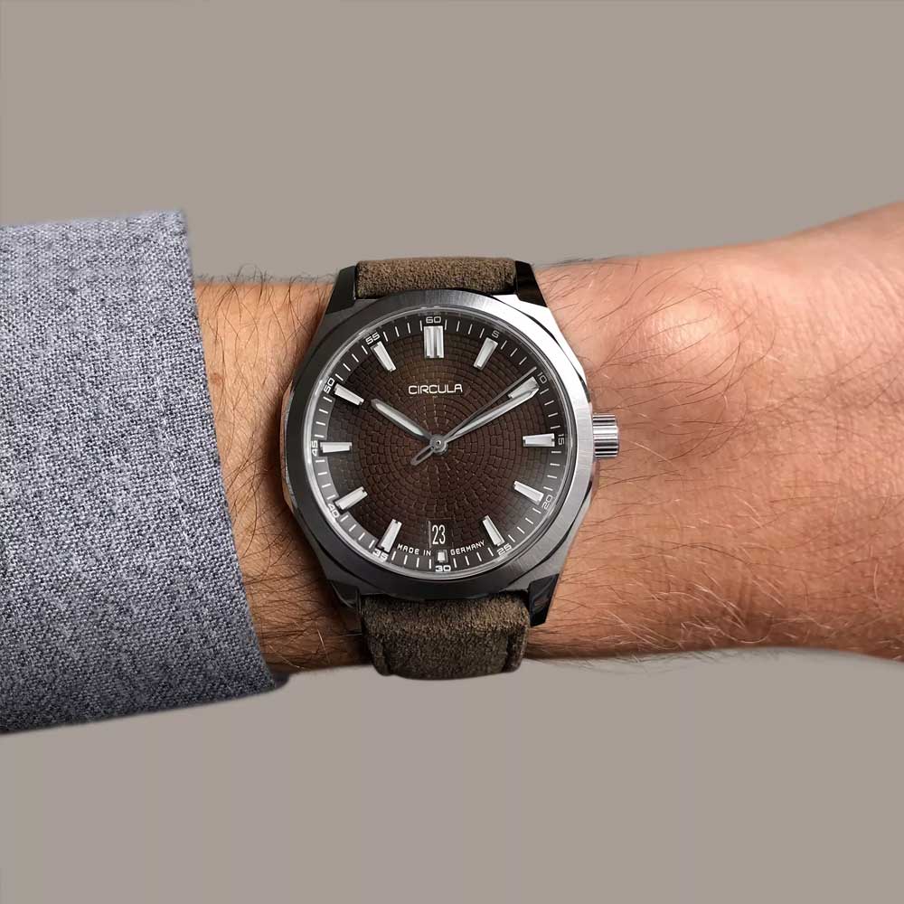 Circula Facet Braun - Veloursband