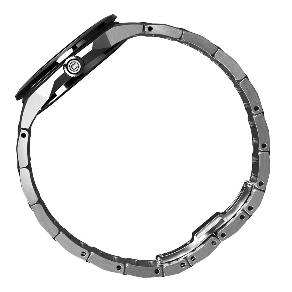 Circula Facet Petrol - Stahlband Schmetterlingsschließe