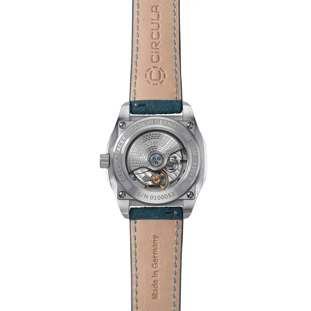 Circula Facet Petrol - Veloursband