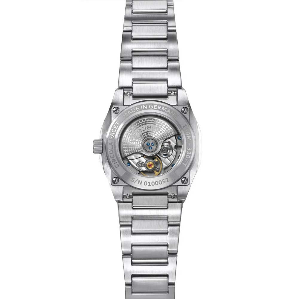 Circula Facet Silber - Stahlband