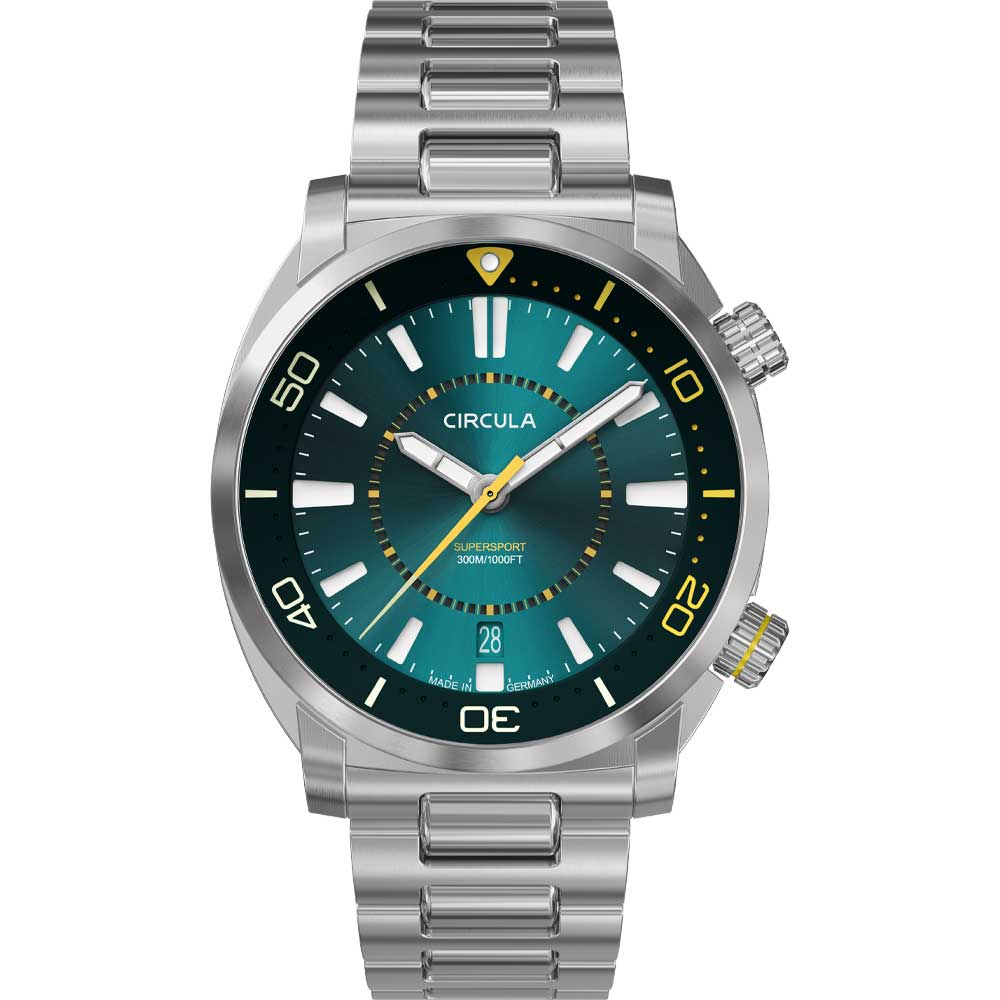 Circula SuperSport Petrol Taucheruhr