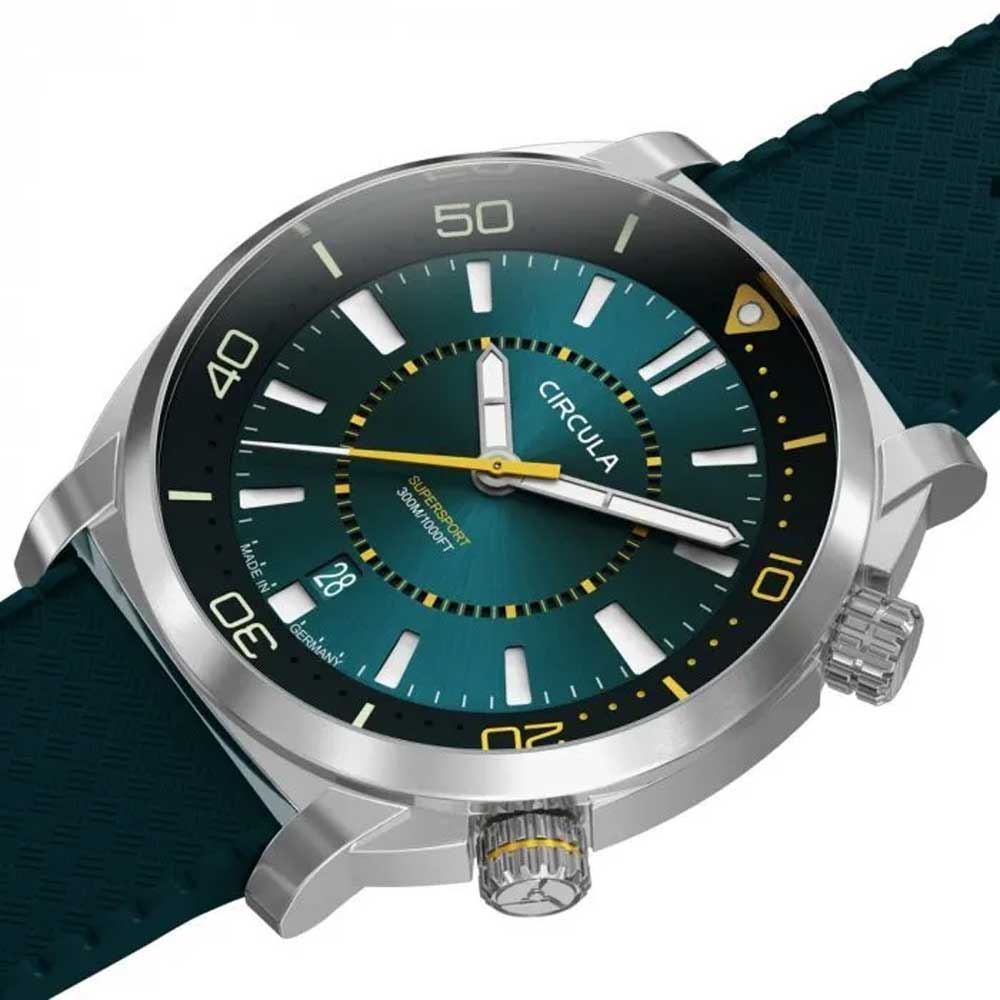 Circula SuperSport Petrol Taucheruhr