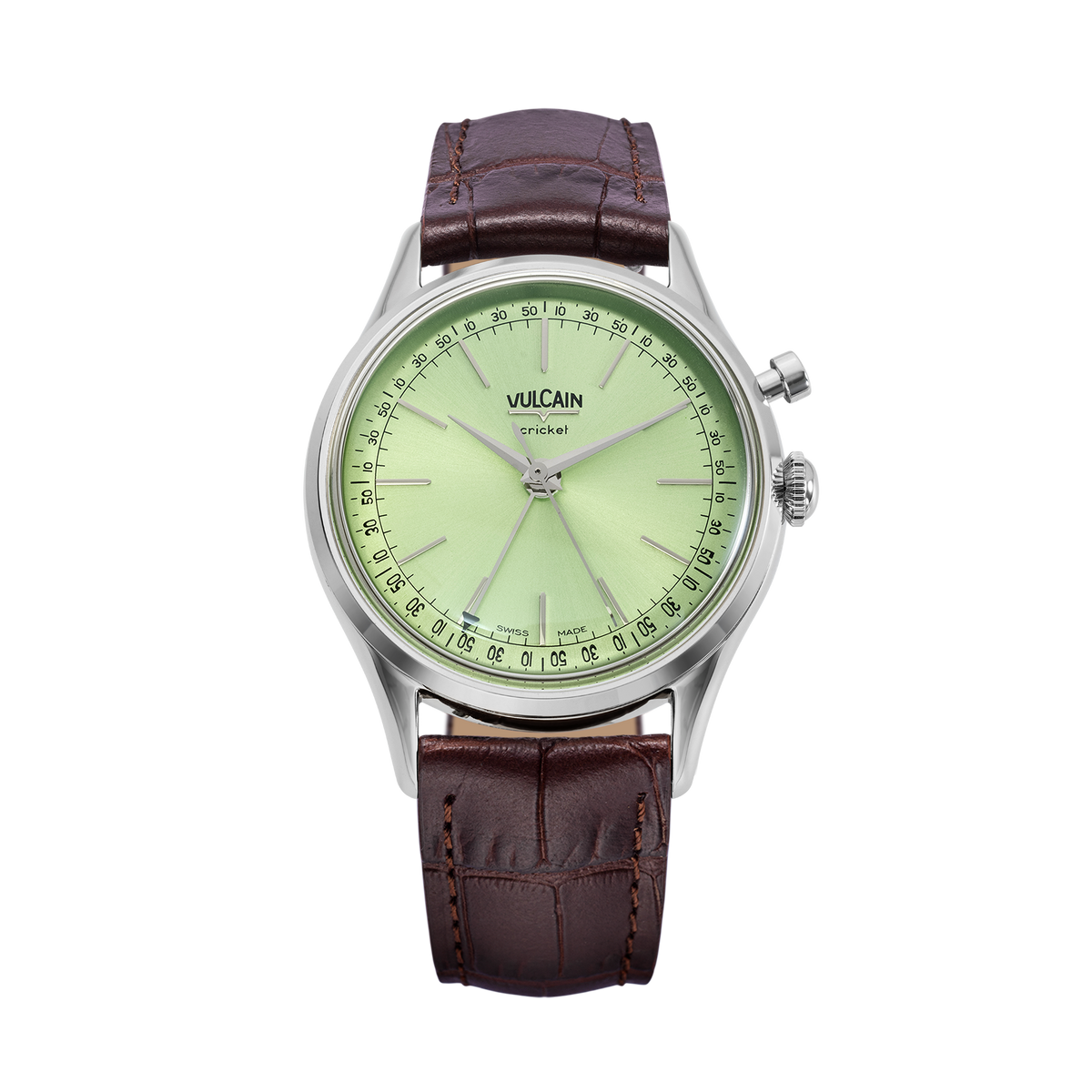 VULCAIN Cricket President 39 mm - Pistachio Green