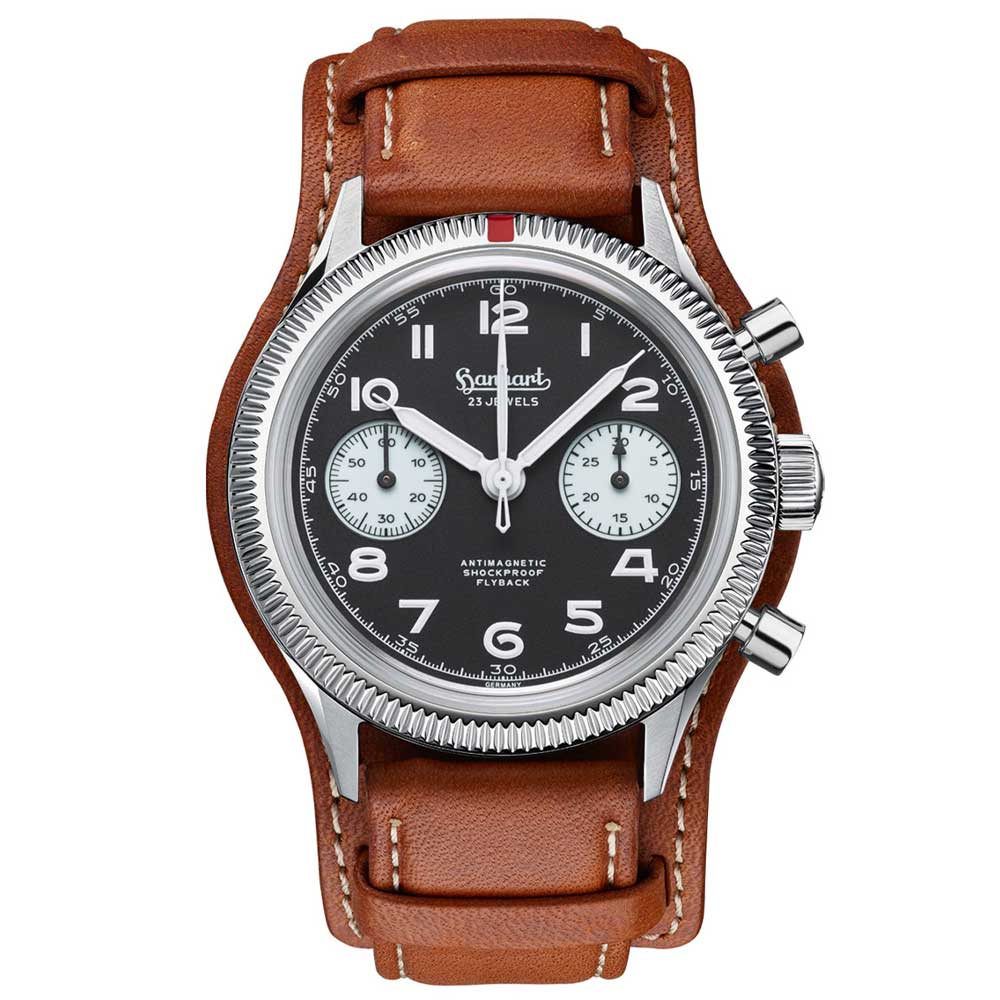 Hanhart 417 ES 1954 Flyback Reverse Panda