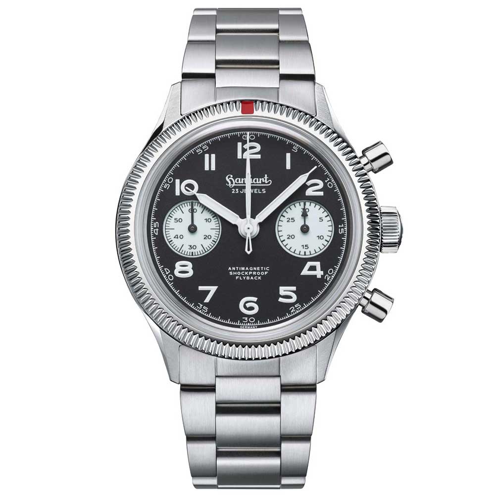 Hanhart 417 ES 1954 Flyback Reverse Panda