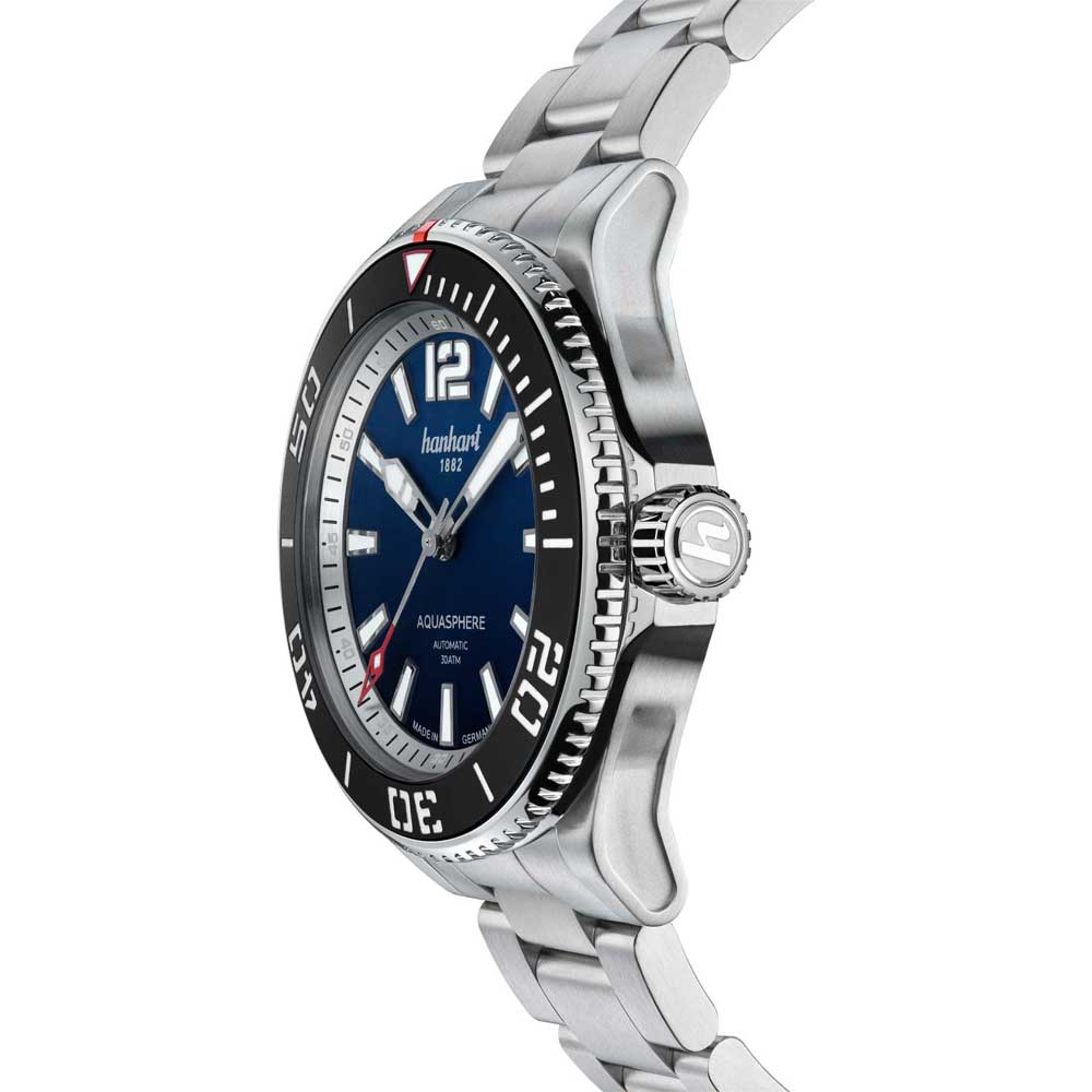 Hanhart AQUASPHERE Ocean Fade, 42mm Schwarze Lünette