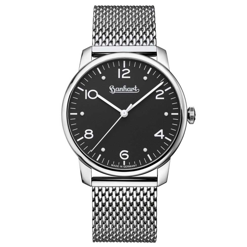 Hanhart PIONEER Silva Schwarz Edelstahl