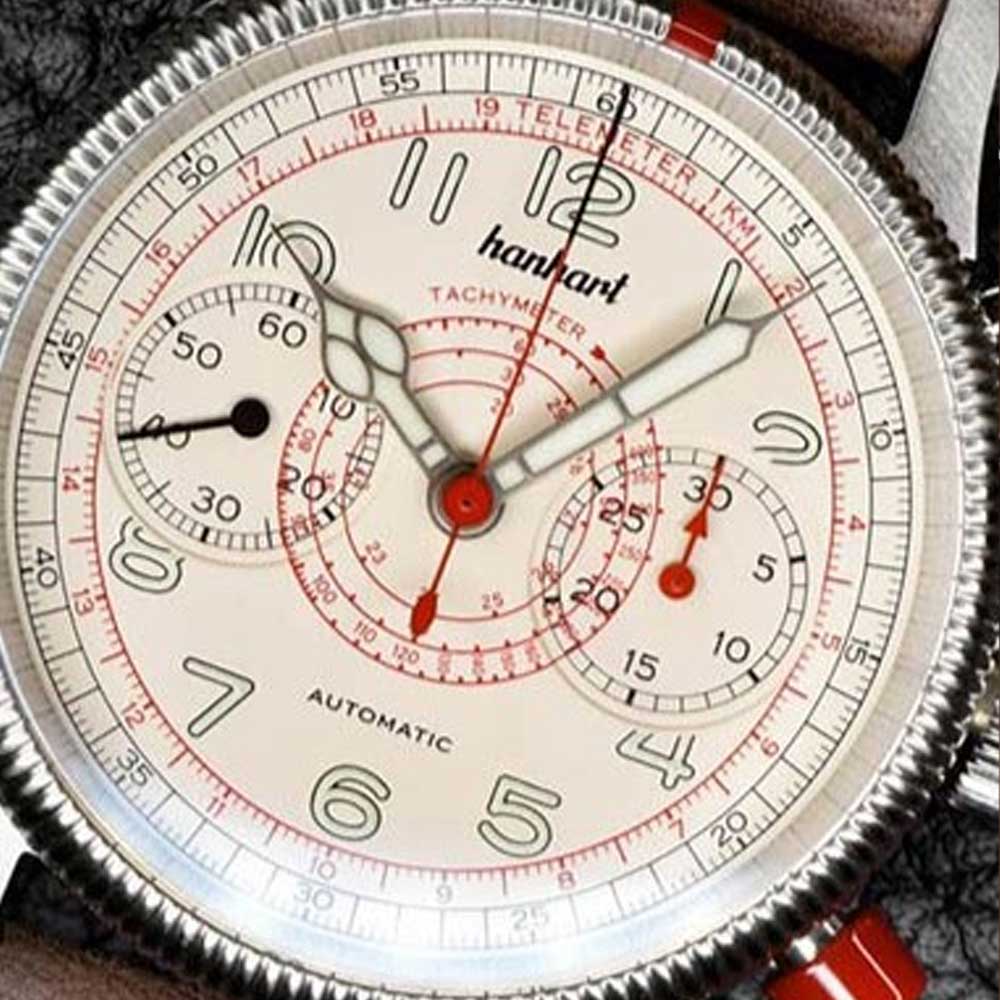 Hanhart PIONEER TachyTele altweiß Edelstahl