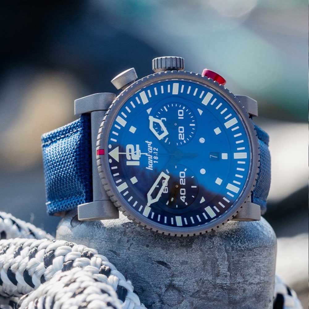 Hanhart PRIMUS Carrier Pilot Blau