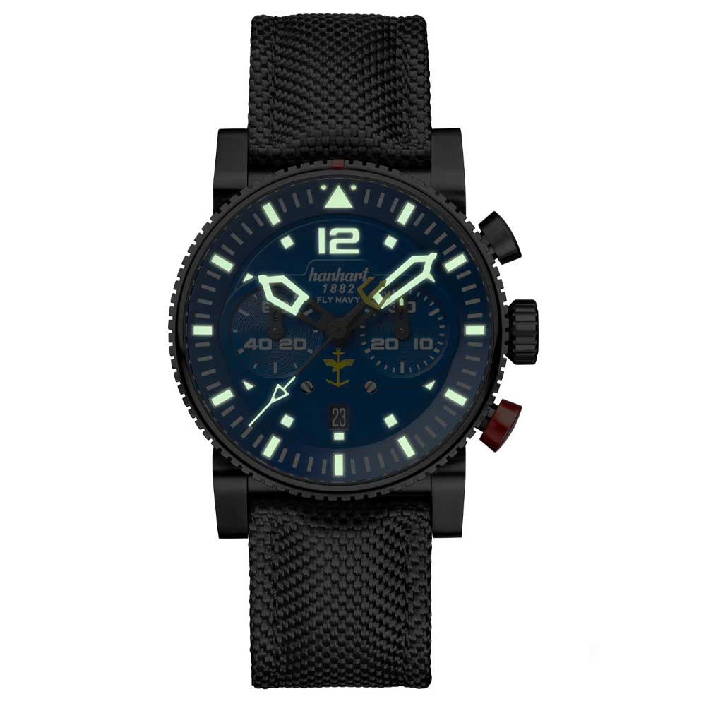 Hanhart PRIMUS FLY NAVY PVD MFG3