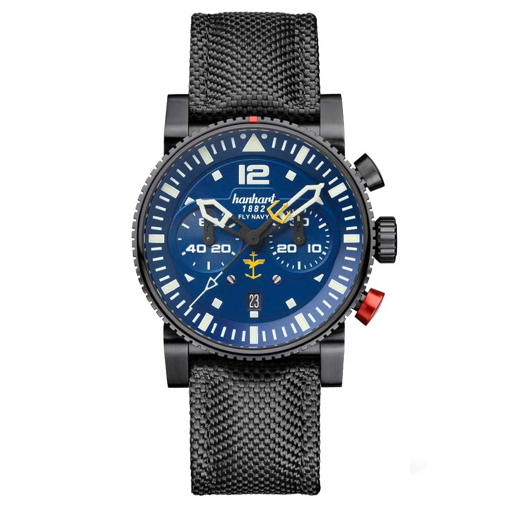 Hanhart PRIMUS FLY NAVY PVD MFG3