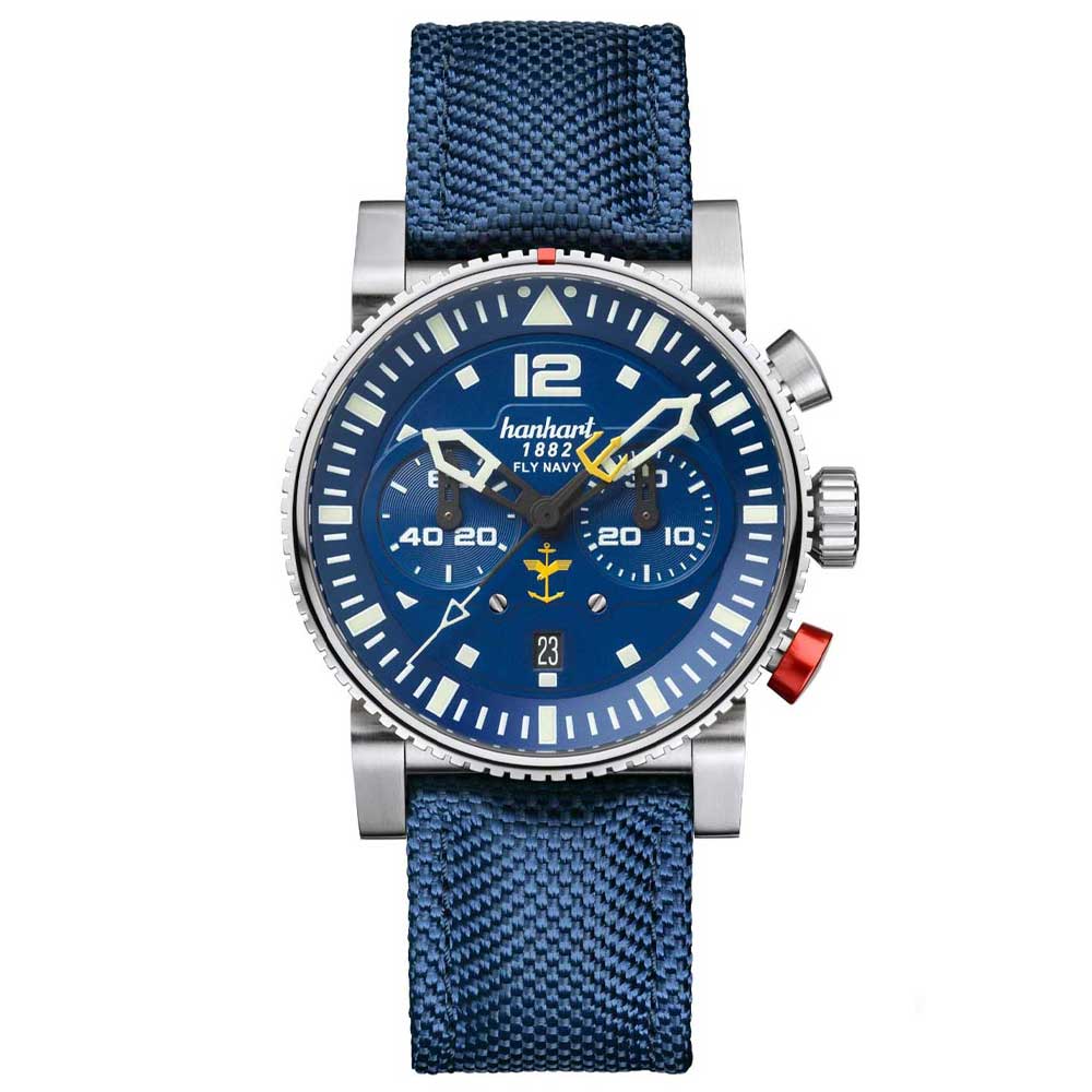 Hanhart PRIMUS FLY NAVY PVD MFG5