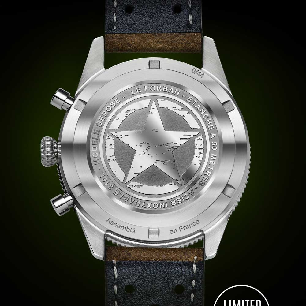 Le Forban Sécurité Mer Omaha Black Chronograph