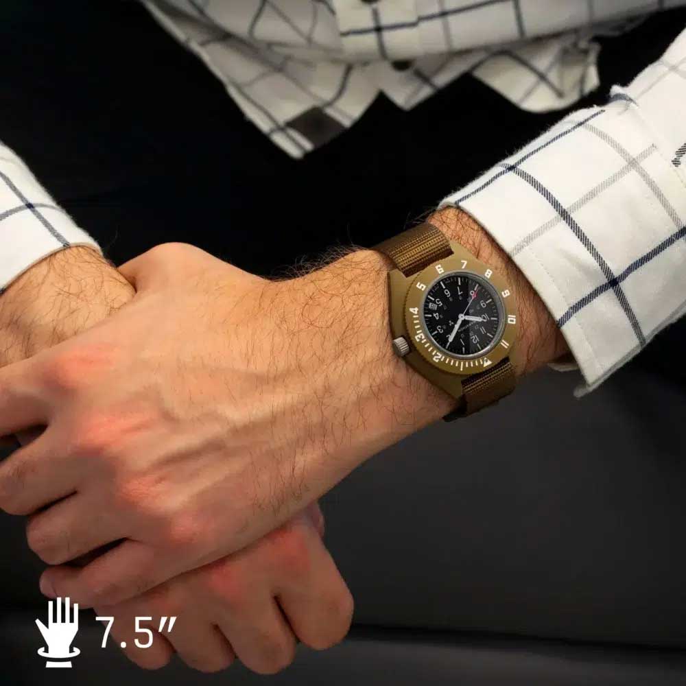 MARATHON 41mm Desert Tan Pilot Navigator With Date – WW194013DT