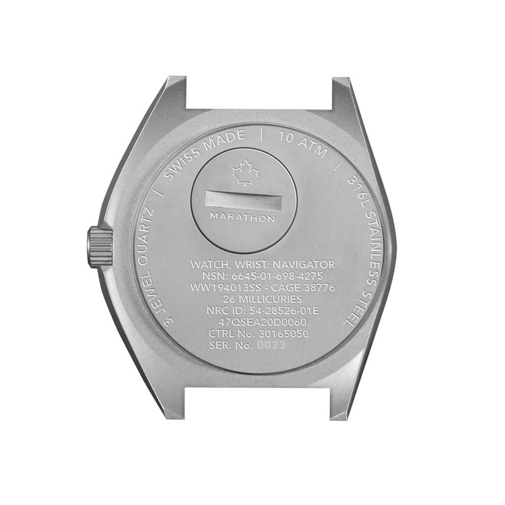 MARATHON 41mm STEEL NAVIGATOR DATE (SSNAV-D) WW194013SS-0103