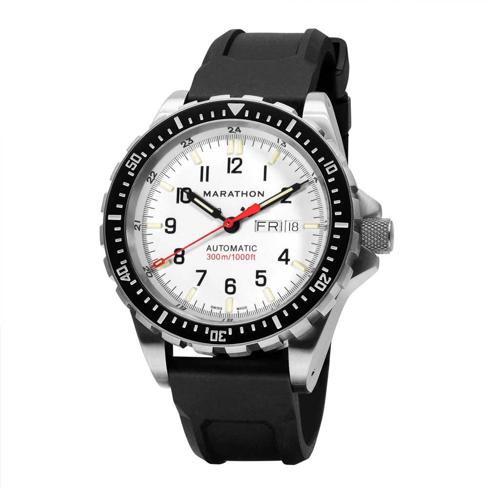 MARATHON 46mm ARCTIC EDITION JUMBO DAY/DATE AUTOMATIC (JDD) WW194018SS-0130