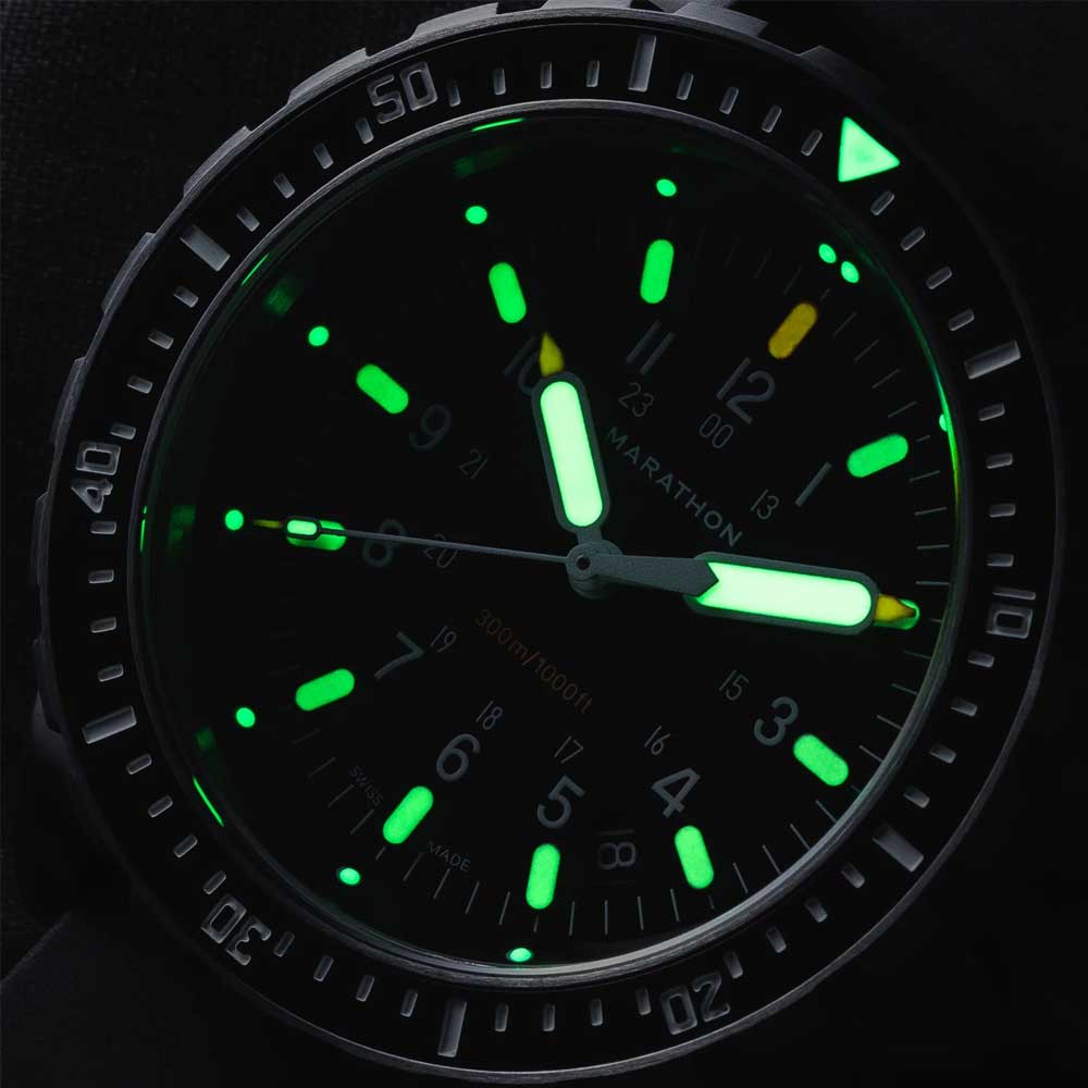 MARATHON 46mm JUMBO-TAUCHERQUARZ (JSAR) WW194018SS-0130