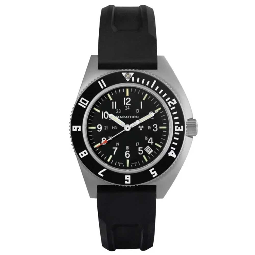 MARATHON SSNAV Steel Navigator Quarz Black Dial With Date WW194013SS