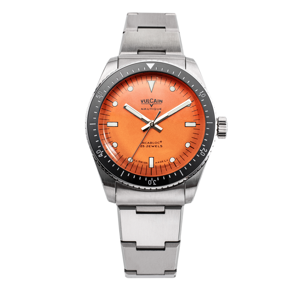 VULCAIN Skindiver Nautique - Orange - ETA 2824