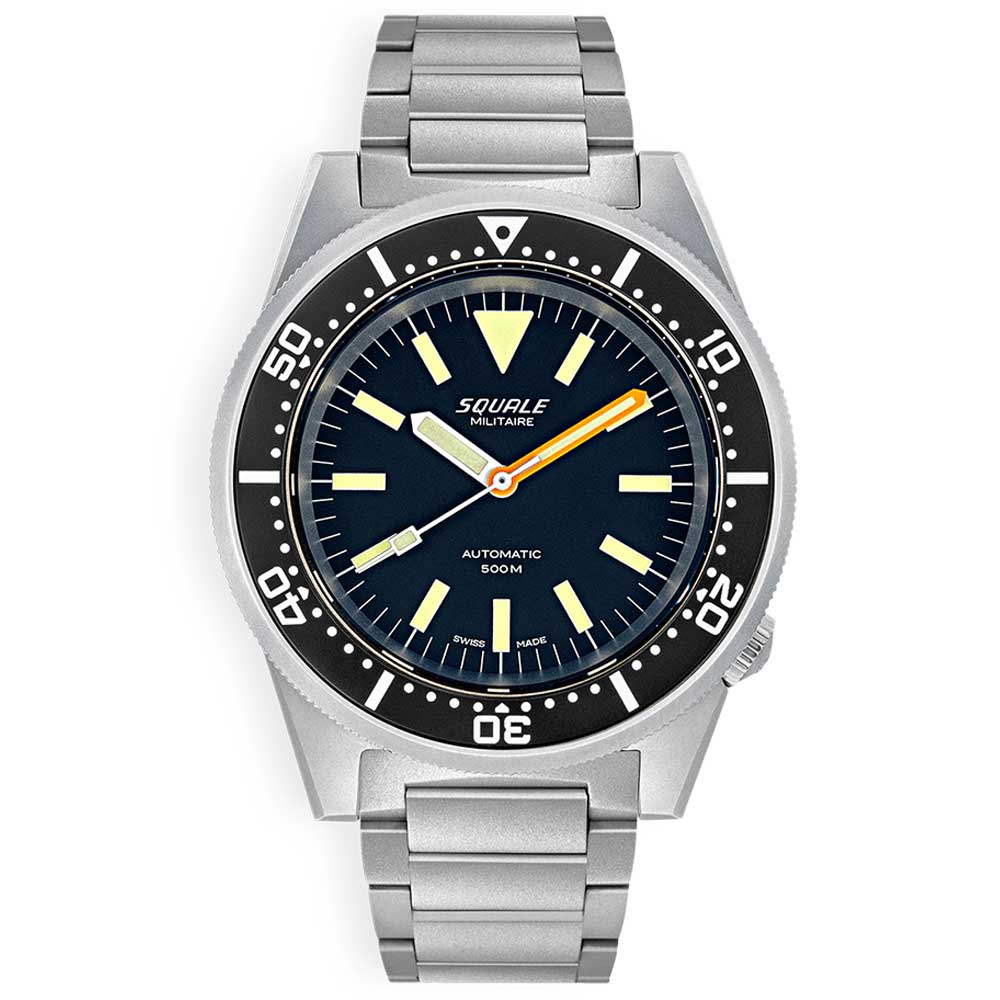 Squale 1521 Militaire Blasted Bracelet 1521MILBL.SQ20S