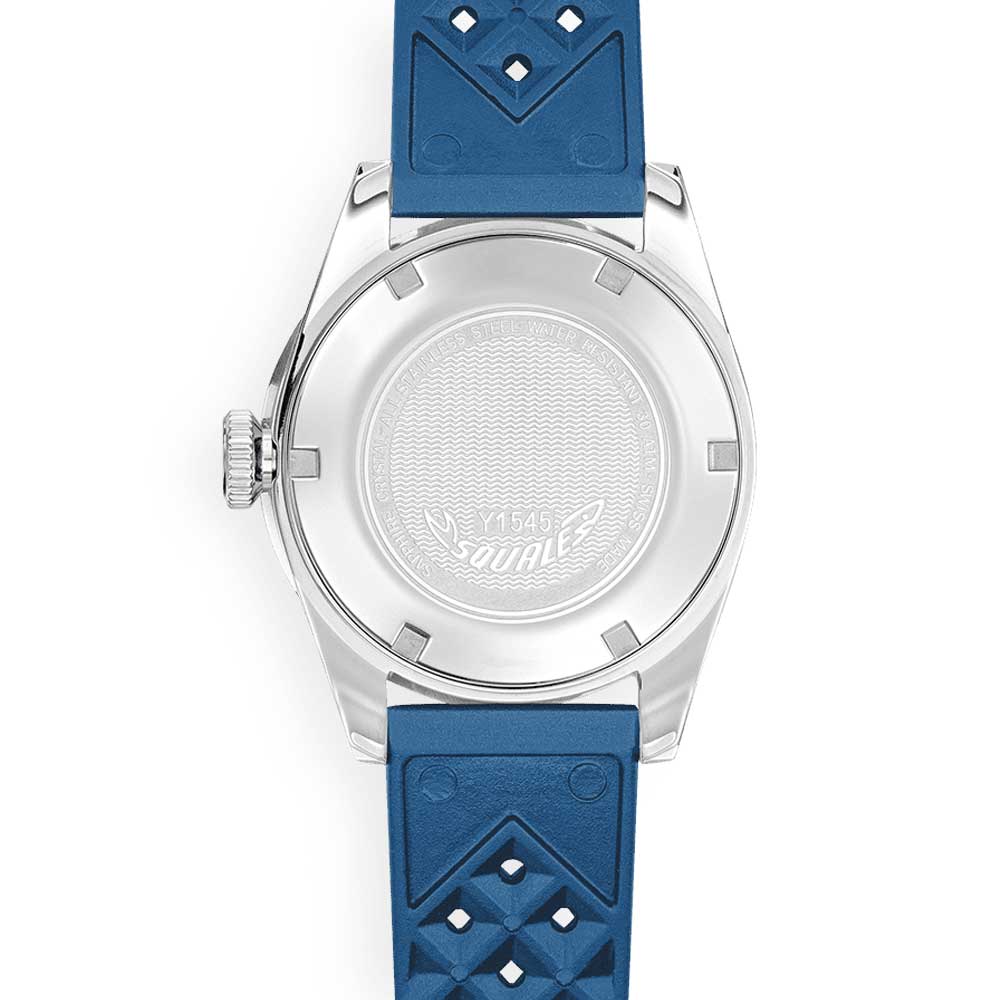 Squale 1545 Steel Blue Rubber 1545SSBLC.HTB