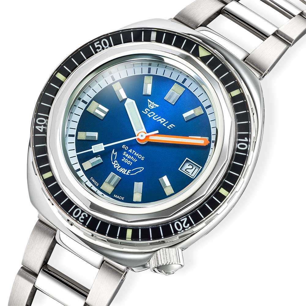 Squale 2001 Sunray Blue 2001BKBL.AC