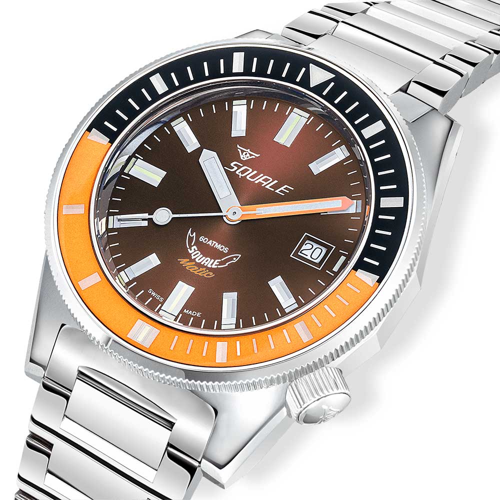 Squale Matic Chocolate Bracelet MATICXSD.SQ22L