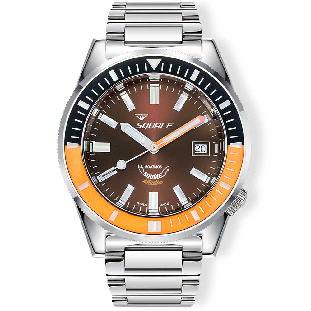 Squale Matic Chocolate Bracelet MATICXSD.SQ22L