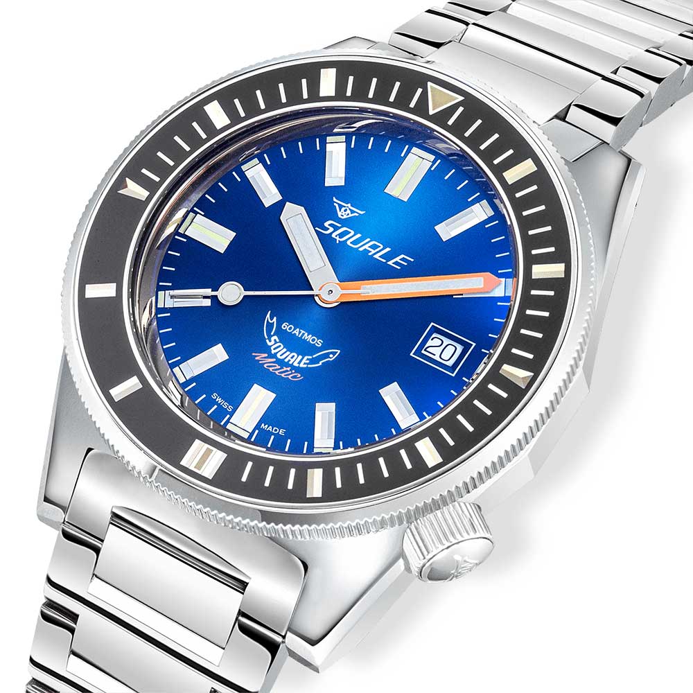 Squale Matic Dark Blue Bracelet MATICXSB.SQ22L