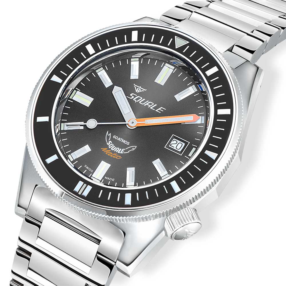 Squale Matic Grey Bracelet MATICXSA.SQ22L