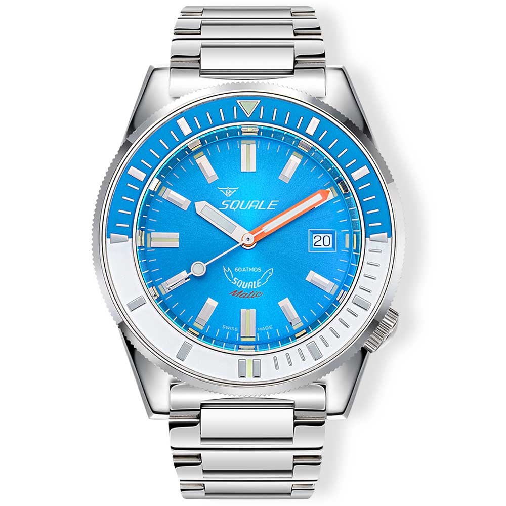 Squale Matic Light Blue Bracelet MATICXSE.SQ22L