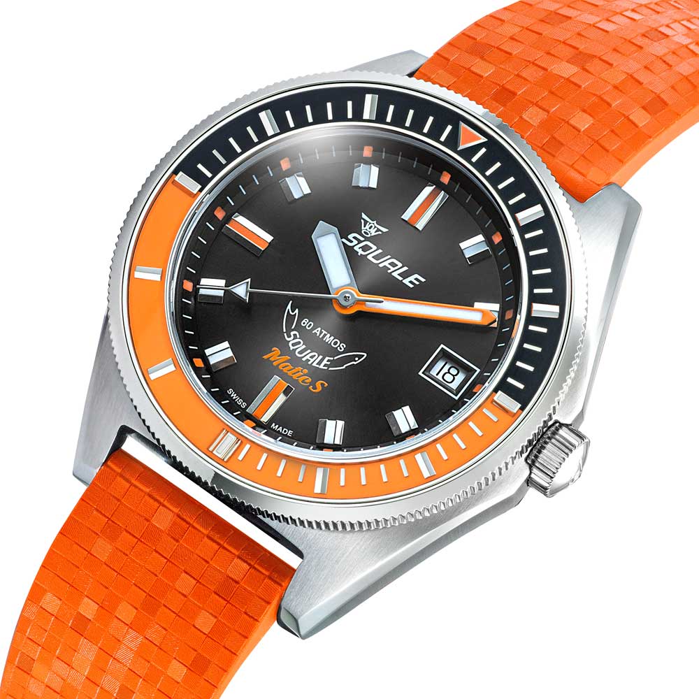 Squale Matic S Orange Mosaic MATICBKOBK.MROR