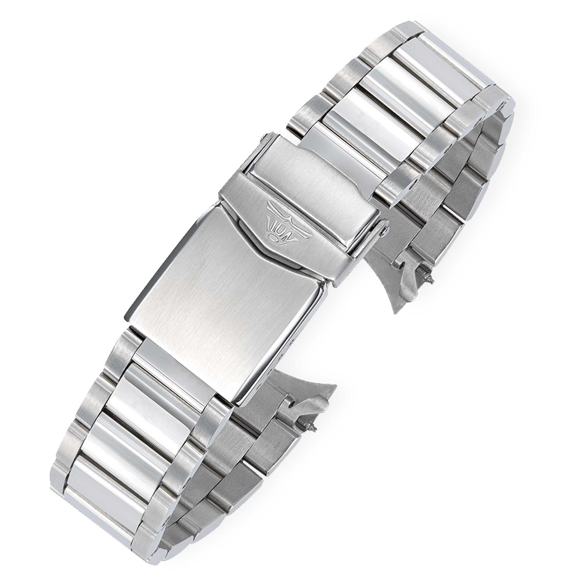 Cinturino in pelle Squale blu scuro 20mm CINCUOBLUE